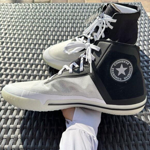 Converse Build It Up All Star Pro BB Hi Men\'s Shoes Black White 166803C main image 12